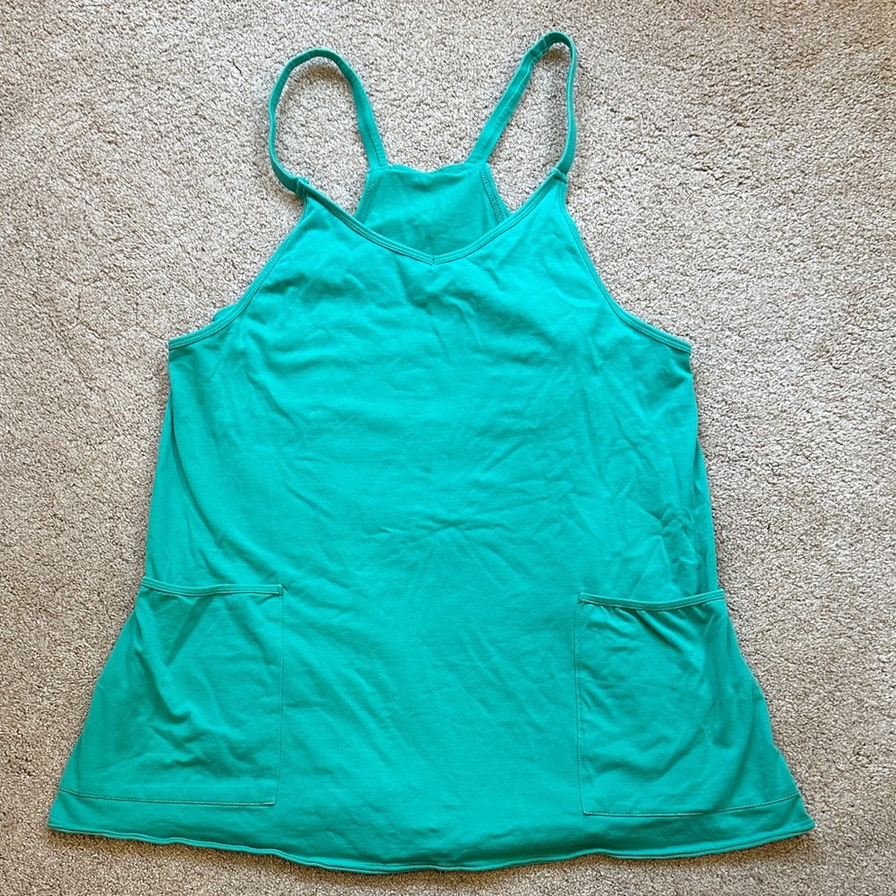 Women's Teal Sleeveless Top